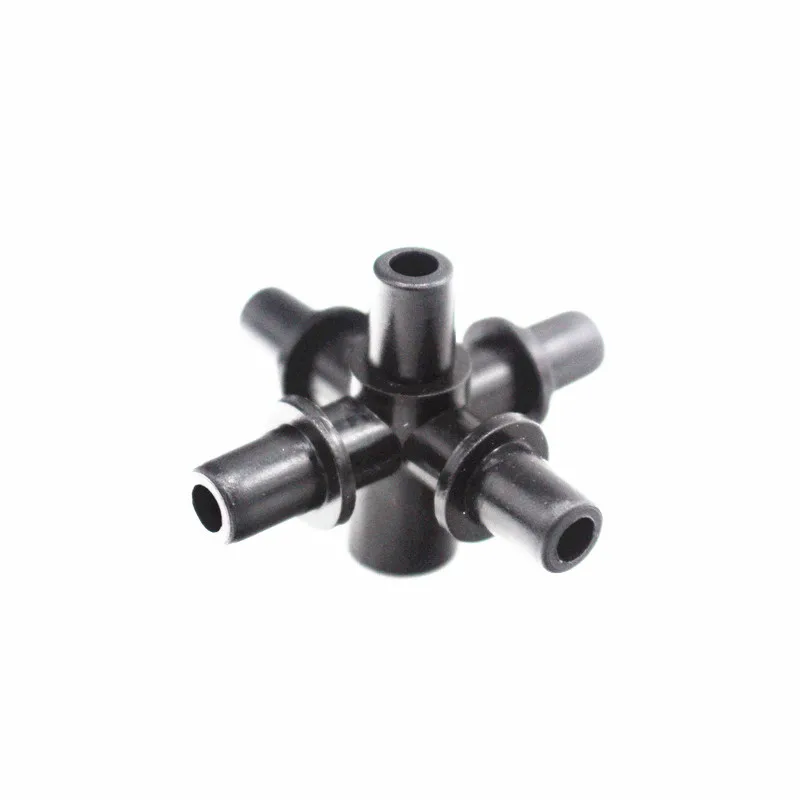 

50PCS 6mm 5-Way Connector for Micro Sprinkler Micro Tubing Fittings Greenhouse Irrigation Can Connect 5 Sprinklers