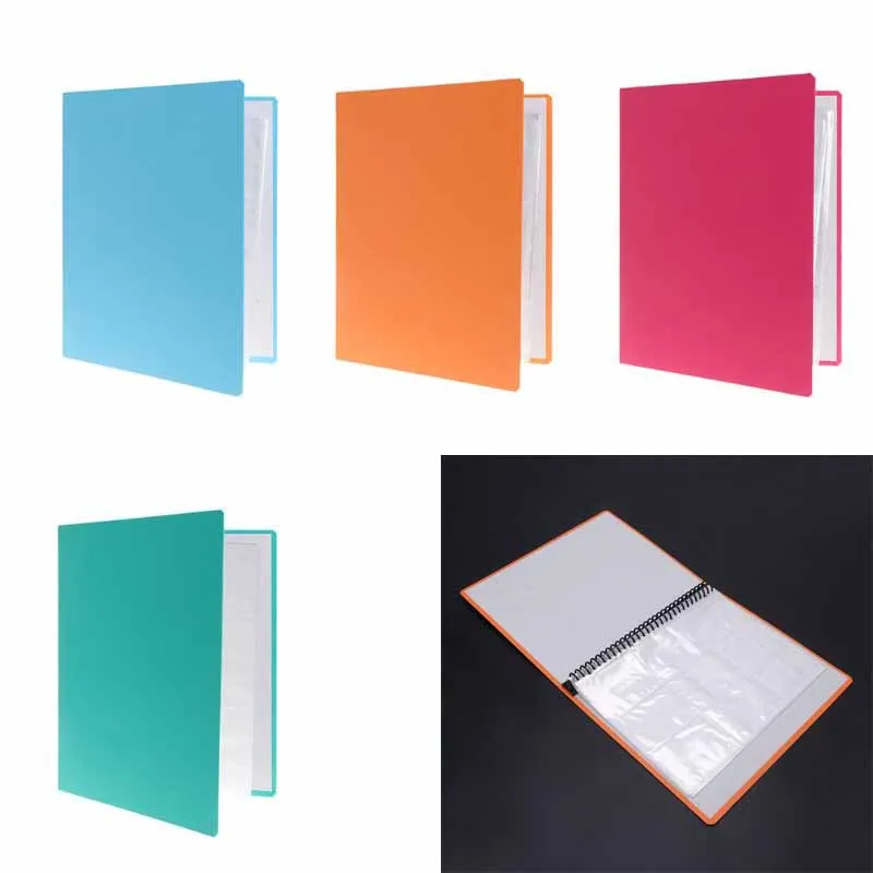 

Removable 9-Pocket Blank Binder Silver Series Page Protector For Standard Size Game Cards