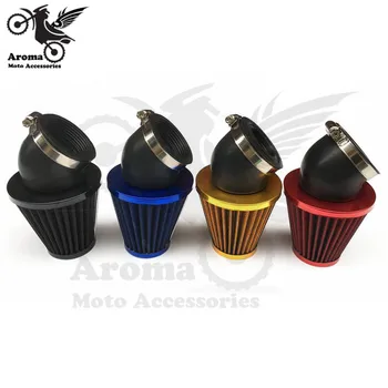 

4 colors available red gold black blue dirt pit bike motocross moto air cleaner universal 35MM 42MM 48MM motorcycle air filter