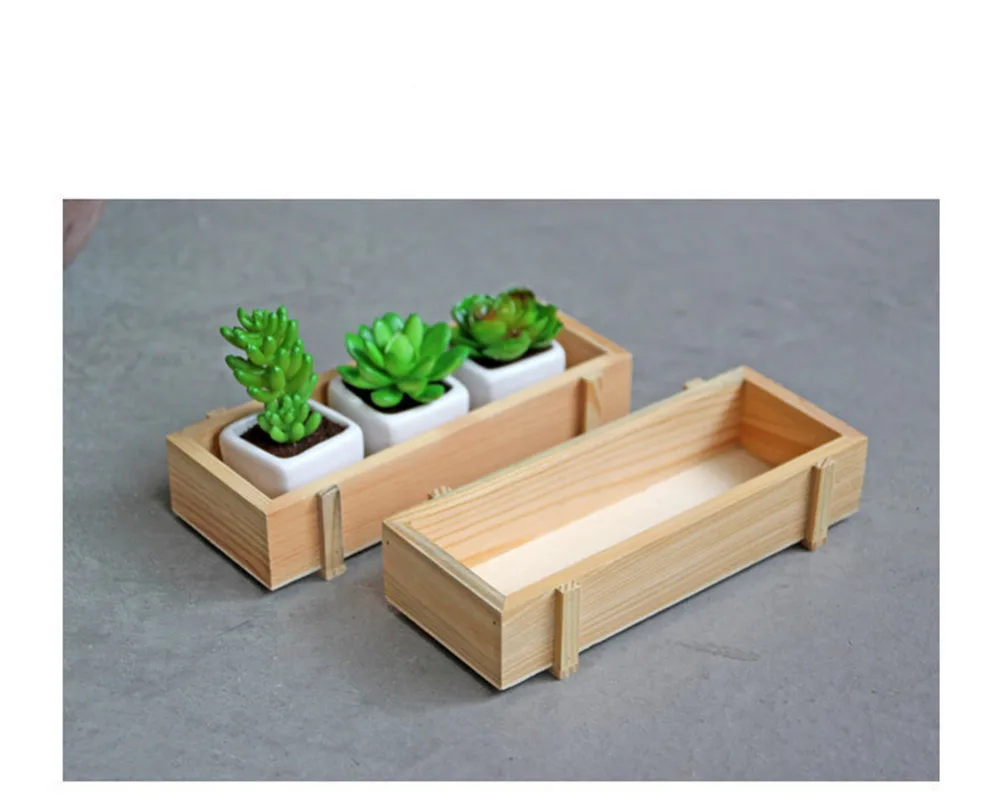 Cute Multifunction Wooden Storage Boxes Bins Creative Wood Box Pencil Vase Desktop Storage Case