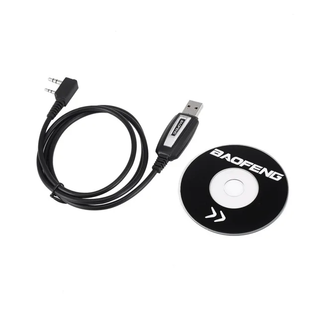 Best Offers USB Programming Cable For Baofeng Cord Two Ways Radio Walkie Talkie UV-5R Frequency Software Intercom With Driver CD