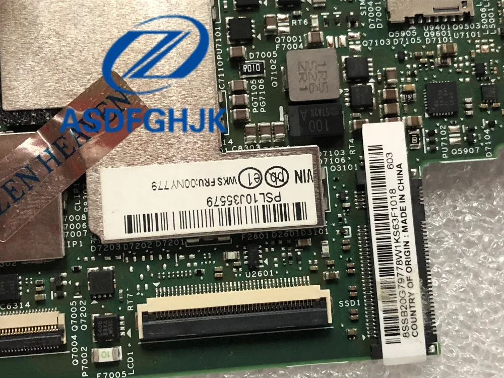 M5-6Y57 15218-2 LGF-1 00NY847 00NY779 материнская плата для ThinkPad X1 планшет ноутбук материнская плата Протестировано