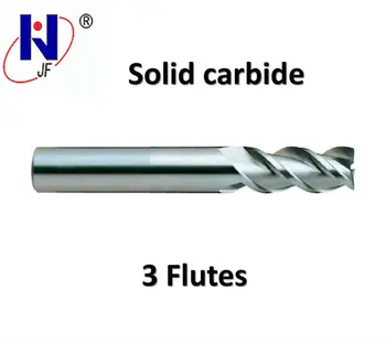 

D5*15*D6*50*3T Shank 6mm Solid Carbide, 3 Flutes, Aluminium, Metric, 45HRC, Overall Length 50mm, ALN-JF3F