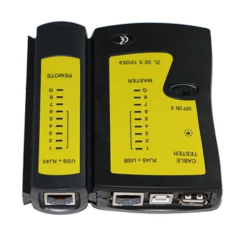 

Network Cable USB Cable Tester for RJ11/RJ45 ,USB A-B Connector