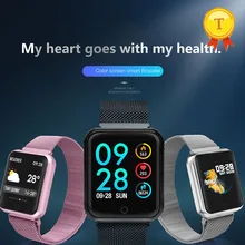 IP68 женские непромокаемые ботинки для плавания наручный умный Браслет сердечного ритма монитор кровяного давления Фитнес браслет Bluetooth Смарт-браслет