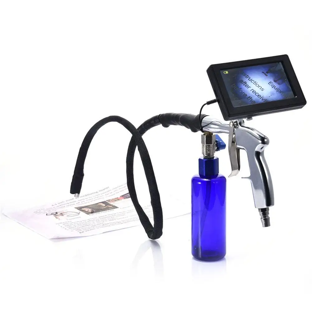 

4.3 Inch Visual Video Endoscope Car Cleaning Pistol Air Conditioning Cleaner Pipe Endoscope Cleaning Gun Car Washer