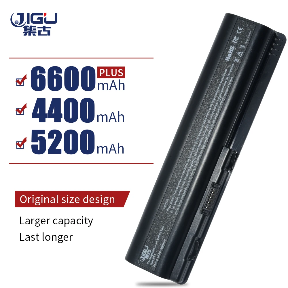 Продажа JIGU Новый 6 ячеек ноутбук Батарея для hp павильон DV4 DV5 dv6 1100 серии Батарея HSTNN IB72 HSTNN LB72 HSTNN LB73 HSTNN