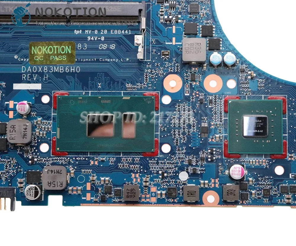 price cut  NOKOTION For HP 450 G4 470 G4 Laptop Motherboard i5-7200U CPU DA0X83MB6H0 805696-001 805696-002 907