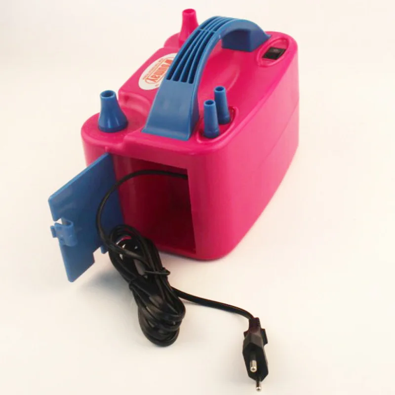 Electric balloon pump electric pump balloon wholesale Double Hole High Voltage AC Inflatable Air Inflator Machine