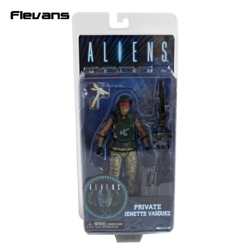 Инопланетянин NECA Series 9 Xenomorph Albino Drone частный Ricco Frost Jenette Vasquez ПВХ фигурка Коллекционная модель игрушки " 18 см