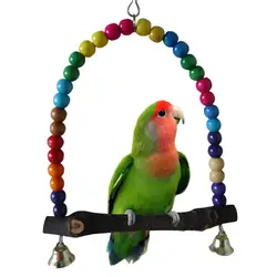 Pet Bird жевательные игрушки для попугая для попугаев качели клетка висит Cockatiel дерево