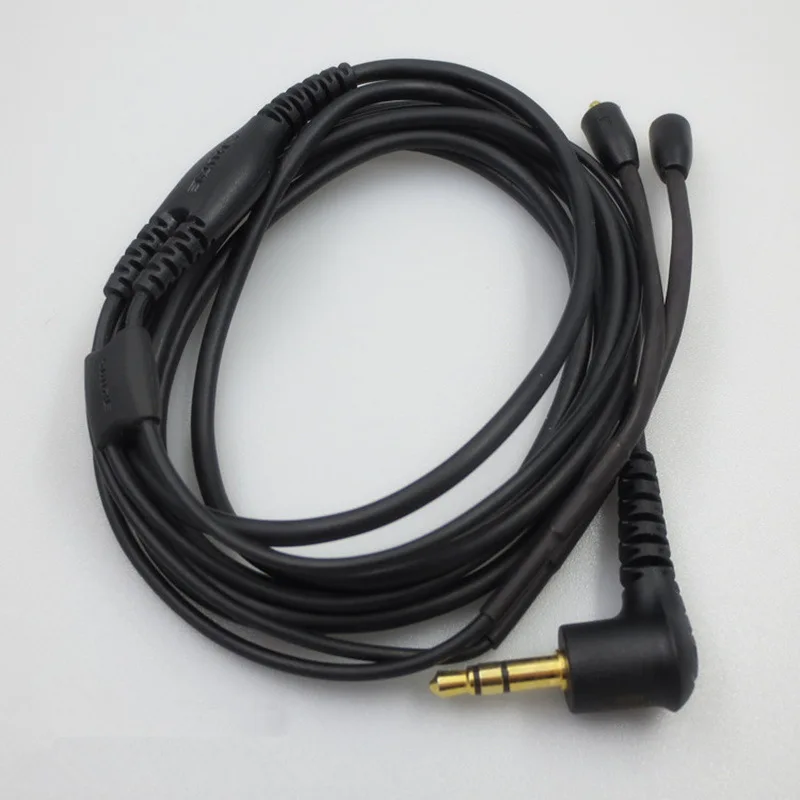 

HPHF 3.5MM Plug MMCX Replacement Cable Earphone Wire Headphone Cords 1.6 Meters for UE900 WESTONE W60/W80 SHURE SE535/SE215