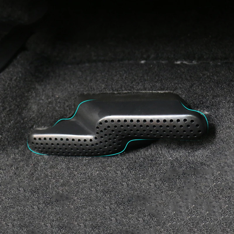 

2pcs Car Under Seats Air Condition Outlet Vent Protective Covers Sticker Anti-blocking Trim for Mini Cooper One F60 F56 F55 F54