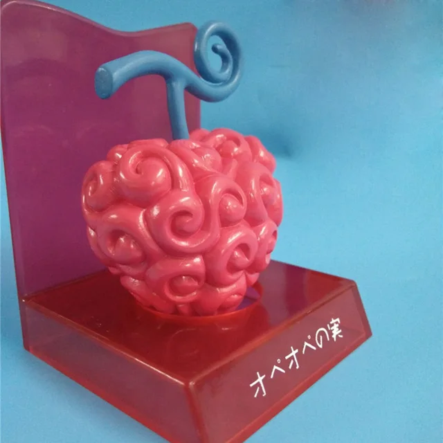 ZXZ 6cm One Piece Figure Mini Devil Fruit Cursed Flame Fruit Human