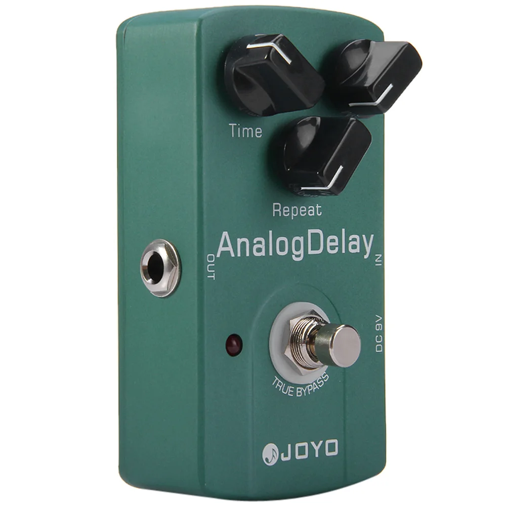 JOYO JF-33 педаль эффектов электрогитары True Bypass дизайн электрогитары аналоговая задержка, педаль эффектов алюминиевый сплав Материал