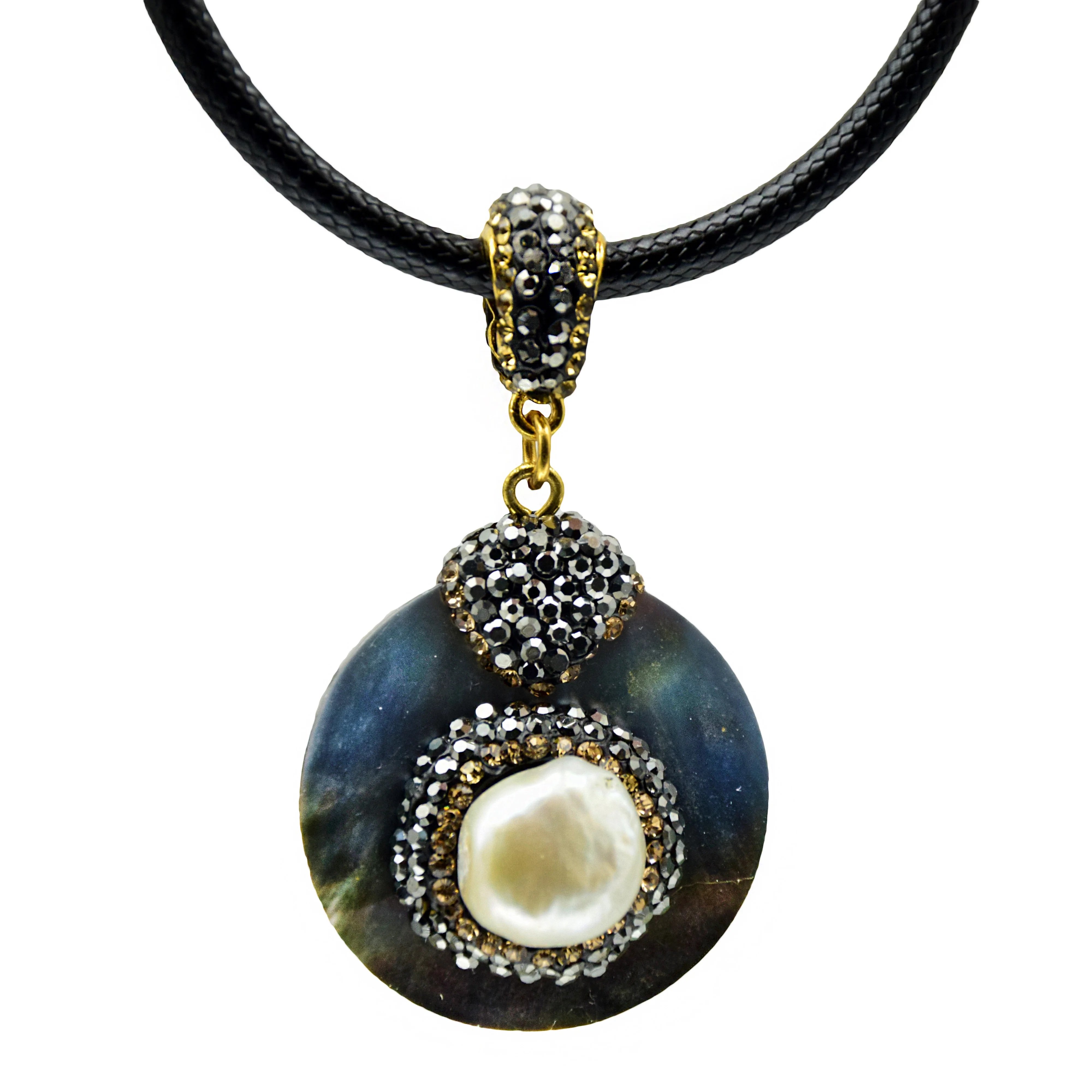 Новое Очаровательное ожерелье в виде ракушки для женщин и жемчужные подвески boho diy модные ювелирные изделия для женщин