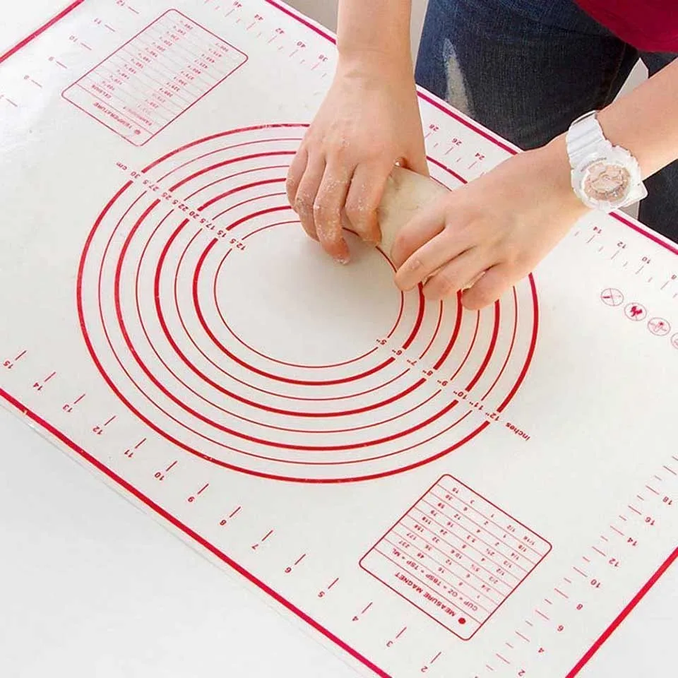1 шт. 60*40 см силиконовый прокатный коврик из стекловолокна коврик для выпечки раскатки теста кондитерский коврик-подкладка для выпечки для печи большие инструменты для приготовления пищи