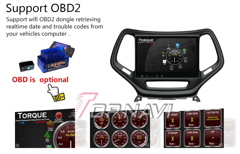 Perfect Topnavi 10.2" Quad Core Android 6.0 Car GPS Navigation for Cherokee Autoradio Multimedia Audio,NO DVD 29
