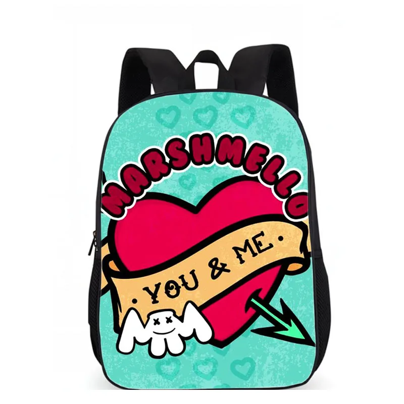 LUOBIWANG Marshmello детский школьный рюкзак известного диджея для подростков мальчиков и девочек, мужской женский рюкзак в стиле хип-хоп - Цвет: big5