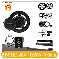 Cheap Bafang Motor Kit BBS01 BBS02 BBS03 Mid Drive Motor 36V 250W/350W/500W 48V 500W/750W Electric Bicycle/Bike Ebike Conversion Kit 6