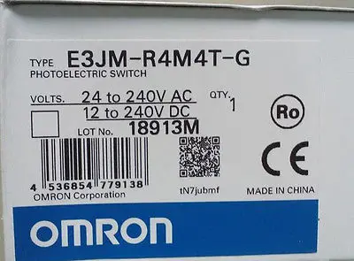 5 ШТ. E3JM-R4M4T-G Фотоэлектрический датчик E3JMR4M4TG