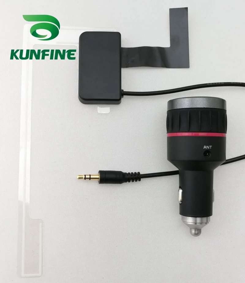 Universal Car styling 12V 24V DAB+ Tuner Radio FM Transmitter 2.4A USB Charger OLED Display Plug and Play|ТВ-приемник для