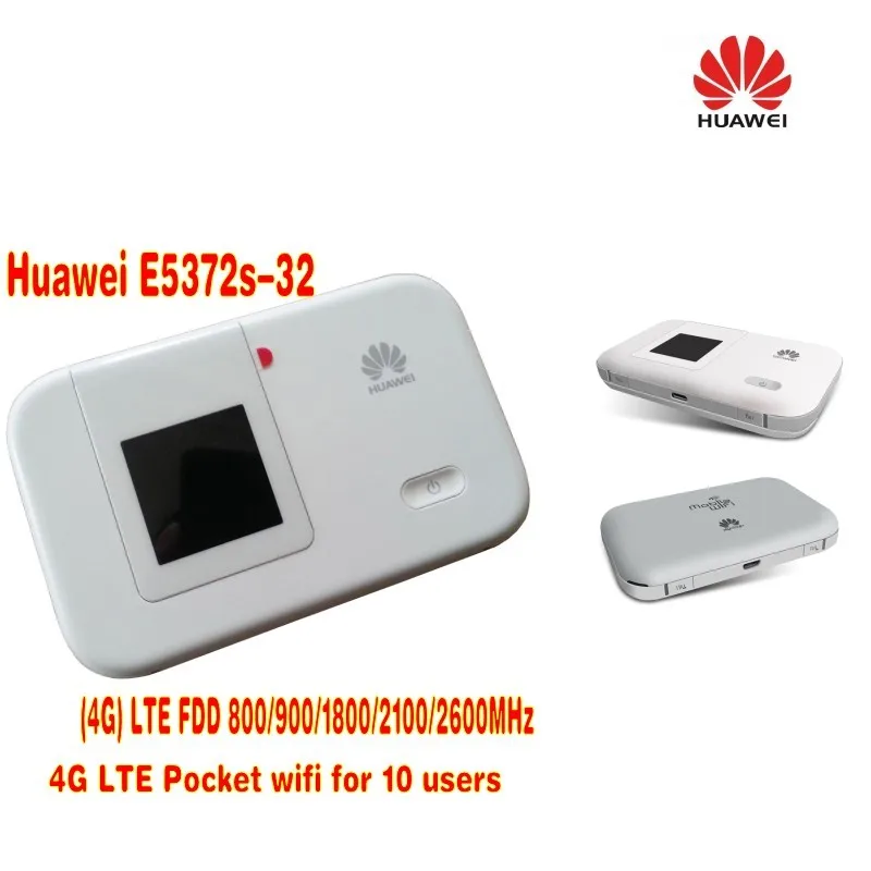 HUAWEI E5372s-32 4 г 150 Мбит/с LTE Cat 4 карман для мобильного Wi-Fi Беспроводной Hotspot модем