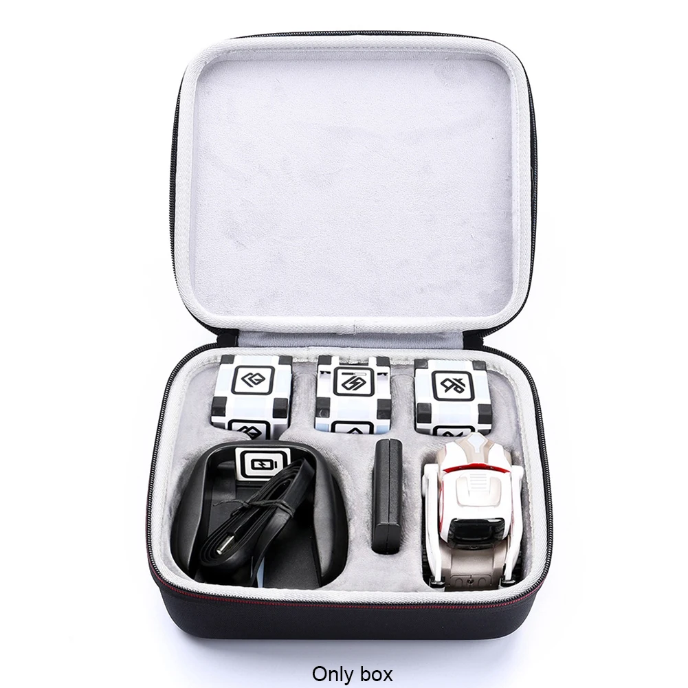 

Carrying Case For Children Robot EVA Shockproof Double Zippers Hard Storage Box Eco-friendly Handbag For Anki Cozmo 000-00048