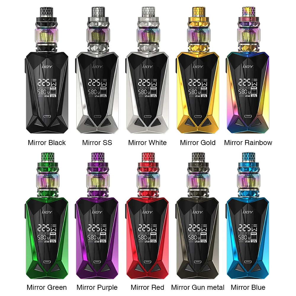  New Original 225w IJOY Diamond Mini Kit with 4ml/2ml Diamond Baby Tank & DM-MESH Mesh Coil & DM-DM 