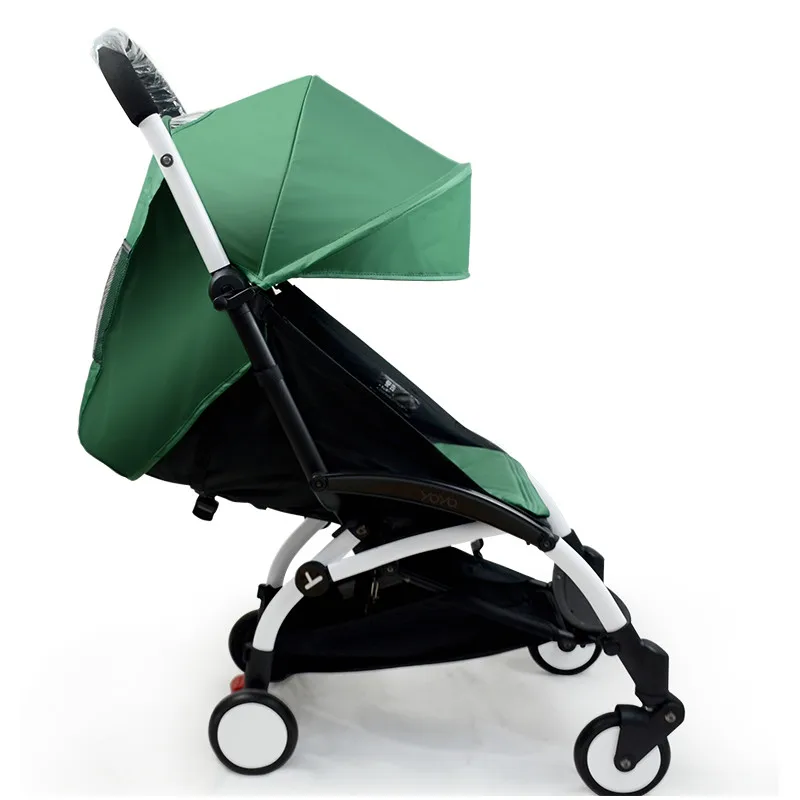

175 degree stroller Pram BABY YOYA Stroller Canopy Mat BIG HOOD WATERPROOF OXFORD Peekaboo stroller poussette
