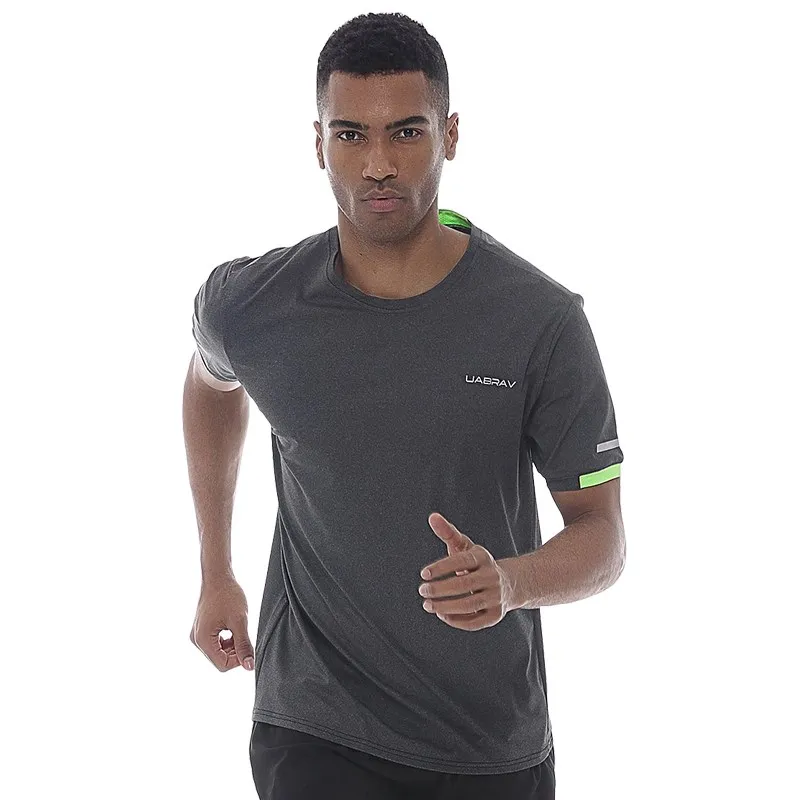 Men Short Sleeve Breathable Sports Basketball Jerseys Loose Body Slim Quick Dry Compression