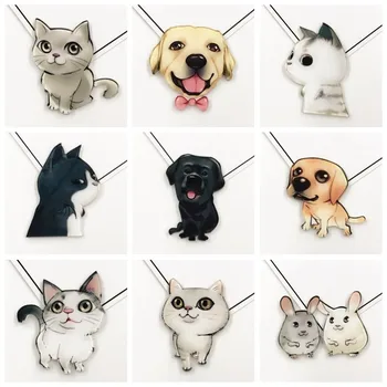 

PGY Cute pet Acrylic Animal Kawaii Cat Brooch Dog Hamster Brooch for Women Pin Badges Fashion Children's jacket Coat Accessories
