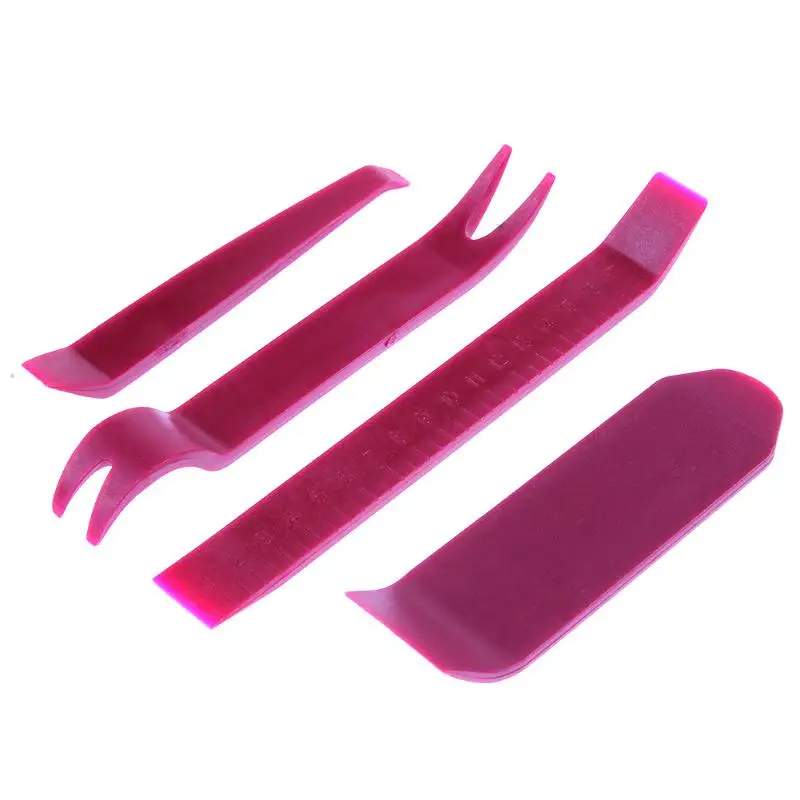 

4pcs Hard Plastic Auto Car Radio Panel Interior Door Clip Panel Trim Dashboard Removal Opening Tool Set DIY Car Repair Tool
