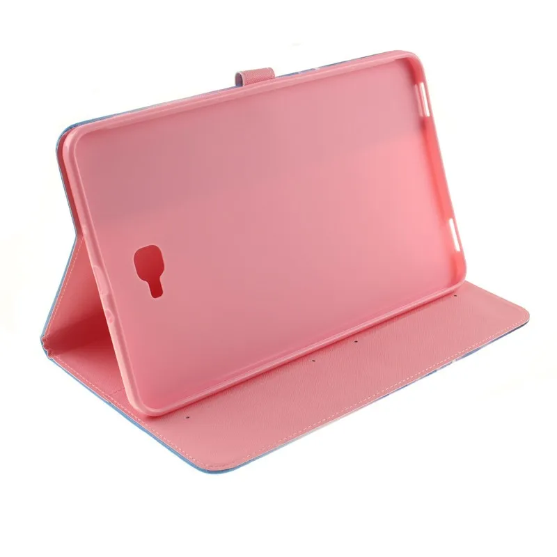 Luxury 2 Leavies PU Leather Case for Samsung Galaxy Tab A 10.1 2016 Case  T585 T580 T580N Case Stand Flip Wallet Tablet Cover (36)