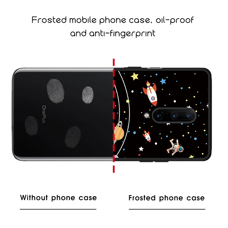 Силиконовый ТПУ чехол для Oneplus Nord 7 8 Pro матовый с рисунком 7t 6 6t oneplus защитный