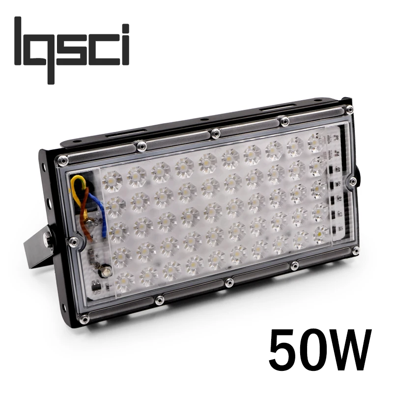 

LQSCI 50W perfect power LED Flood Light Floodlight LED street Lamp 220V 240V waterproof Landscape Lighting IP65 led spotlight