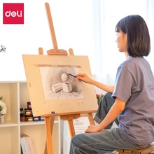 Deli мольберт Caballete De Pintura мольберт для краски масляной краски стенд художника краски аксессуары деревянный мольберт стенд Chevalet En Bois