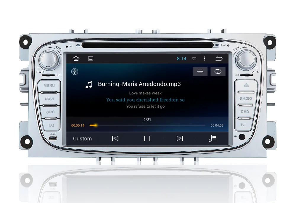 Sale Quad Core+2G RAM Android 7.1 Car DVD GPS Navigation System for Ford Focus/Mondeo/S-max/C-max/Galaxy Car Radio Head unit Canbus 4