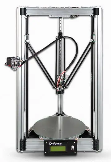  deltabot 3d printer atom rostock for kossel can be upgraded to two extruders large print size