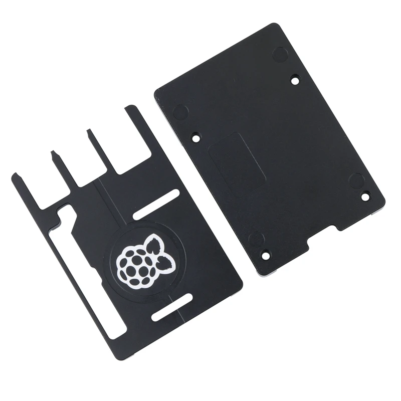 Raspberry Pi 3 Model B Plus Ultra-thin Aluminum Case Metal CNC Portable Box Support GPIO Ribbon Cable For RPI 3 Model B+3B2B (4)