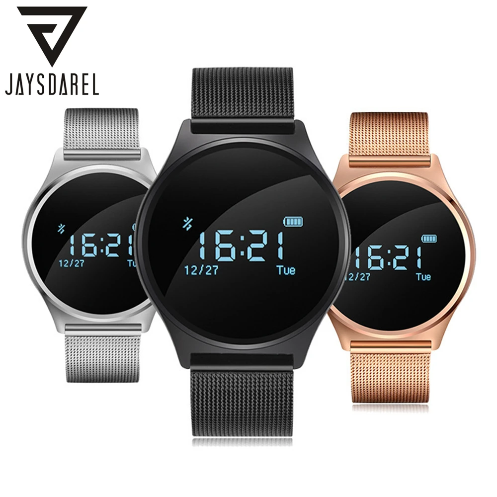 

JAYSDAREL M7 Blood Pressure Real-time Heart Rate Monitor Smart Watch OLED Screen Pedometer Smart Wristwatch for Android iOS