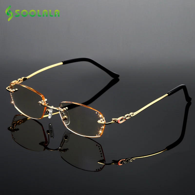 Buy SOOLALA Luxury Rhinestone Reading Glasses Women