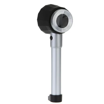 

10X Handheld LED Optical Glass Magnifier with Scale Magnifying Jewelry Loupe