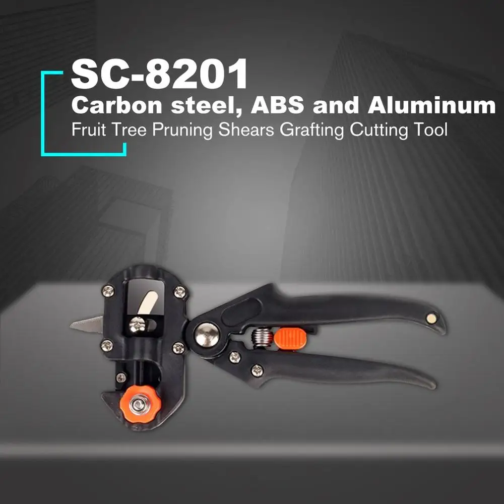 

Garden Tools Pruner Chopper Vaccination Cutting Tree Garden Grafting Tool Cutting Machine with 2 Blades Plant Shears Scissors