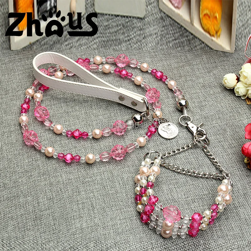 ③Crystals Pets Supplies ᐂ Leashes Leashes Chains Leash ...