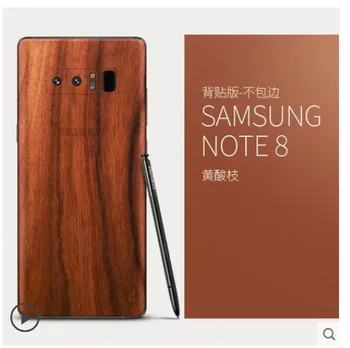 

Natural solid Wooden Phone Case for samsung galaxy note 8 insert 360degrees apouch against scratch-fingerprint for samsung note8