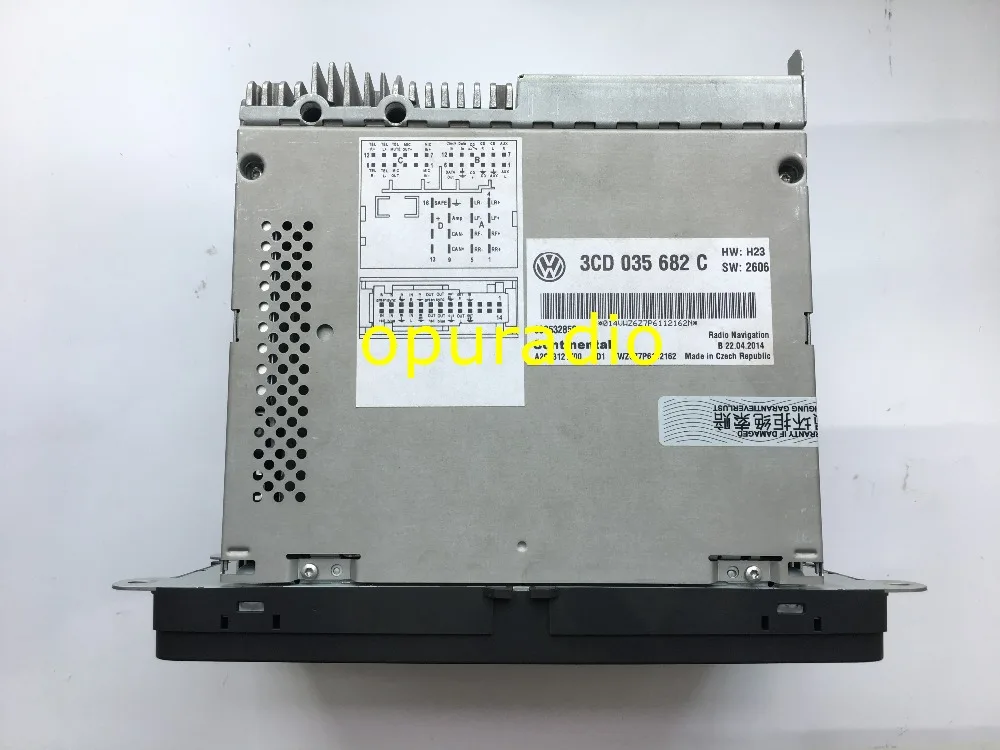 Оригинальный RNS510 навигации радио 3CD 035 682C с SSD для Volkswage VW автомобиля DVD gps навигация
