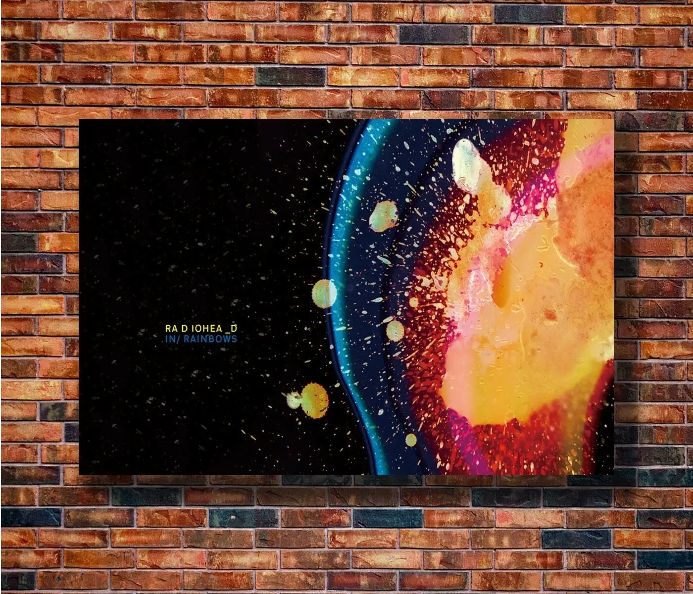 Q0311 Плакаты и принтами Новый Radiohead психоделическая Футболка-14x21 24x36 подарок