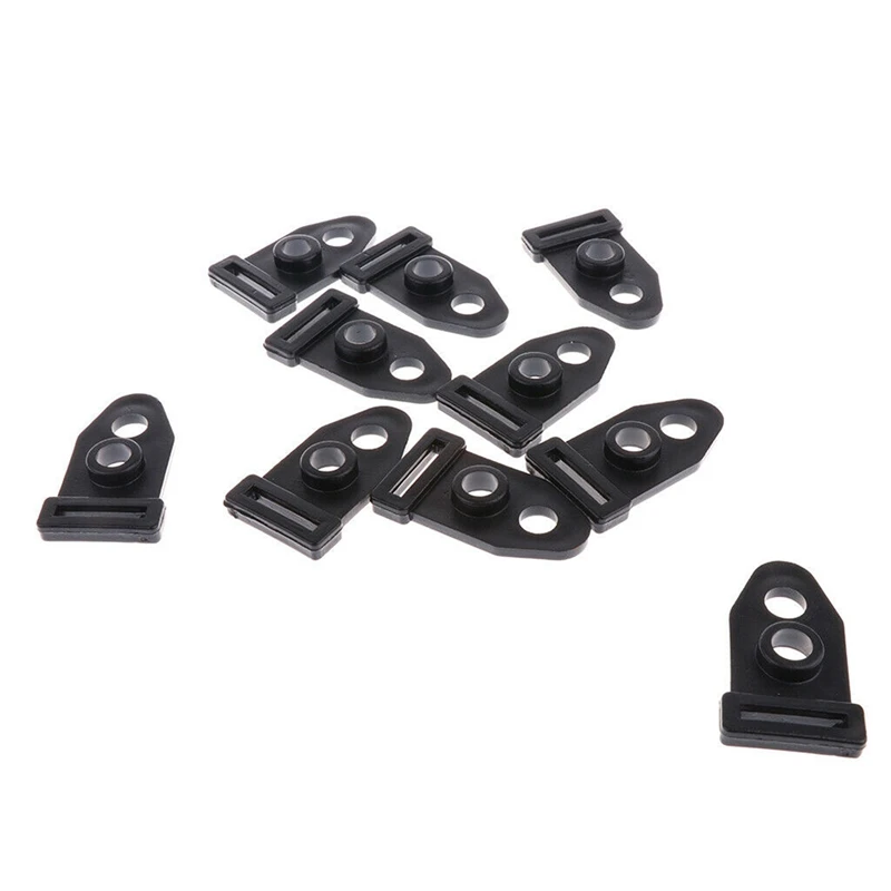 

Tent Ground Fixed Clip Nail Pole Rod Feet Plastic Clamp Camping Accessory