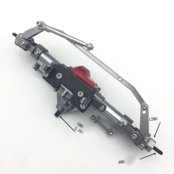 

1PC SCX10 Climbing Car Front Rear Axle Metal Complete Bridge for Rock Crawler RC Modification Parts